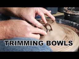 How to Trim Bowls on the Pottery Wheel - Pottery Wheel Throwing