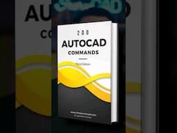 200 AutoCAD commands eBook (pdf)