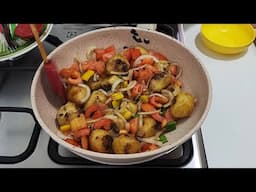 A RECEITA DE DOMINGO BATATA COM CARNE NA FRIGIDEIRA