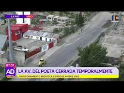 Cierran temporalmente la avenida del Poeta