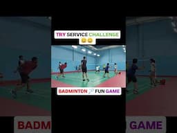 BADMINTON FUN GAME 🏸😯#badminton #badmintontutorials #shorts