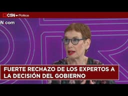 FUERTE rechazo de los expertos de la SALUD a la decisión del GOBIERNO