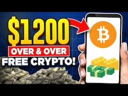 Get Paid $1200 Over & Over With FREE Crypto! (NO INVESTMENT) Worldwide! / Online Cash Flow