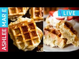 Homemade Liege Waffles - LIVE