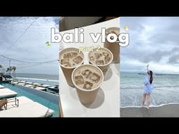 BALI VLOG #2🏖️: strolling around canggu, seminyak, kuta, beach club, lots of food, beach day