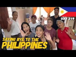 Saying Our Byes To the Beautiful Philippines & Family, Back to Bangkok | Philippines - Day 219