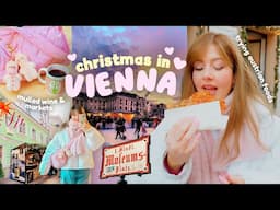 The Christmas Chronicles ep.5 🎄First day in Vienna!! Christmas Markets, Delicious Foods & Trains