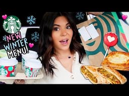 NEW Starbucks 2025 Winter Menu ITEMS! ❄️ Exclusive First Look & Tasting! 🔥