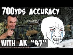 No! You can't shoot AK past 300Yds!