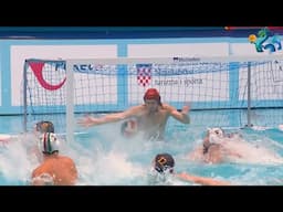 ITALY  -  MONTENEGRO Europеan Wаter Polo Chаmpionships 2024 Highlights  PlayOff  1/4   12.01.24