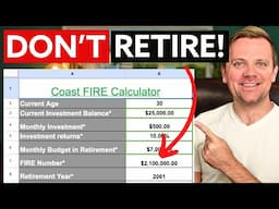 How To Calculate Coast FIRE Retirement (Tutorial)