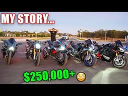 FULL TOUR Of My SUPERBIKE COLLECTION 🤯 | Ninja H2, M1000rr, R1M, Panigale V4 SP2, Brutale 1000RR