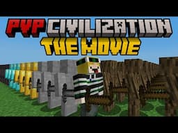 Minecraft but I survive in PVP CIVILIZATION [THE MOVIE]