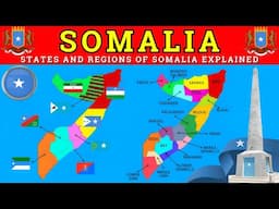 Somalia Geography Explained 🇸🇴 | States and Regions of Somalia | #somalia