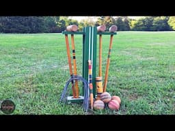 Using TREES and TRASH to Save an Antique CROQUET Set | Restoration