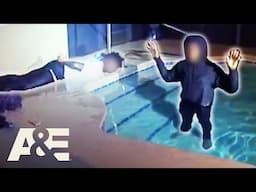 Suspects Caught Hiding in Pool After Nighttime Chase in Neighborhood | Live PD Presents: PD Cam