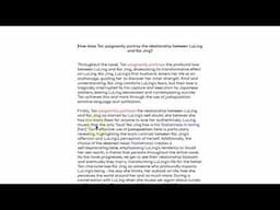 WORLD LITERATURE (0408) - PAPER 3 - The Bonesetter's Daughter (A* WHOLE TEXT RESPONSE)