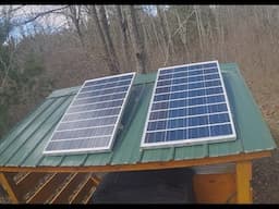 Installing a Basic 12V Solar System in an Off Grid Cabin