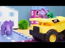 Baby Clay Dinosaurs Want to Grow Big | Dino Pretend Play | Adventure Quest