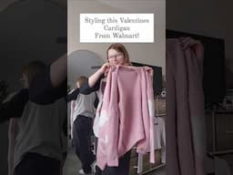 Styling A Valentines Day Cardigan from Walmart! #walmartfinds #valentinesday