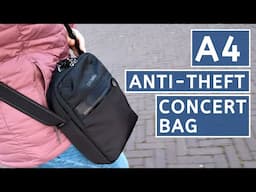 The PERFECT A4 Concert Bag | Pacsafe X Anti-Theft Vertical Crossbody