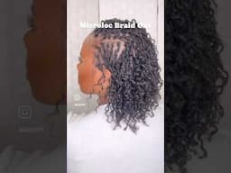 Microloc Braid Out | @NiaHope #naturalhair #microlocjourney #microlocstyles #microlocs