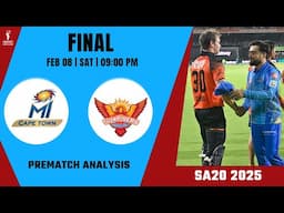 SA2 2025: MI Cape Town vs Sunrisers Eastern Cape FINAL Match PREDICTION | Who Will Win?