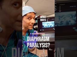 Paralyzed diaphragm?