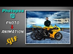 Photopea Tutorial|How to Animate Photo|Create GIF Animation