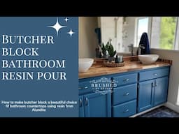 Make your own WATERPROOF butcher block countertops!