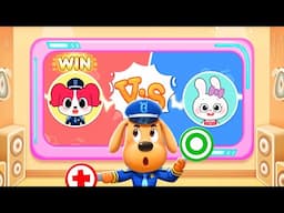 Sheriff Labrador Safety Contest #9 - Sheriff Papillon vs. Little Rabbit | BabyBus Games