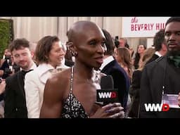 CYNTHIA ERIVO: WWD Eye on the Red Carpet at the Golden Globes