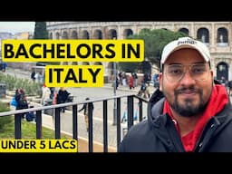 BACHELORS IN ITALY 2025 ! FULL PROCESS