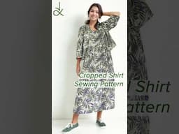 Sundress and Cropped Shirt Sewing Patterns #sewingpatterns #sewing