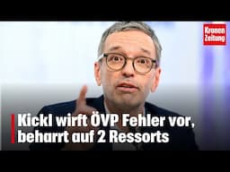 FPÖ-ÖVP: Die Stimmung ist im Keller | krone.tv NEWS