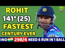 ROHIT SHARMA 141 RUNS VS AUS | IND VS AUS ODI MATCH 2013 | What A Nail Biting Thriller Match😱🔥