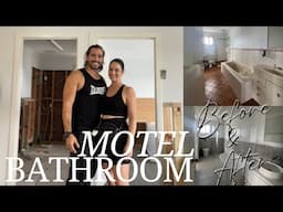 Motel Renovation Series: The Bathrooms! Chloe y Seba Vlog