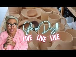 🤫 I'M SPILLING MY SECRETS...GLAZING TIPS & TRICKS - How I Brush On Pottery Glaze!! All Skill Levels!