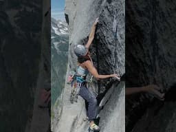 Brette Harrington establishes new route on mysterious wall in British Columbia #climbing