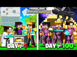 100 Days But SMELTING MULTIPLIES ITEMS In Minecraft 😰