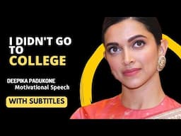 Deepika Padukone motivational speech ( with subtitles) || Learn English 2023