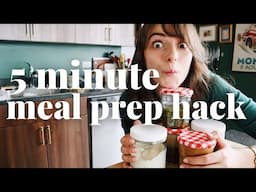 WANT BETTER MEAL PREP? Take 5 minutes to do THIS! (with EASY vegan and GF friendly recipes)