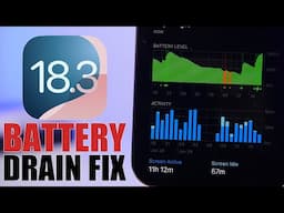 iOS 18.3 - How To FIX Battery DRAIN on iPhone !