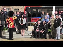 The Scots Guards Band & Pipes & Drums play Kirkcaldy