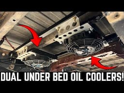 We Install Dual Oil Coolers Under The Bed In The LS Squarebody Overlander!