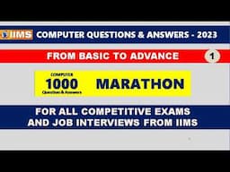 Part 1 || Most Likely Computer Question and Answer for All Competitive Exams and Interviews