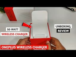 One Plus 50 Watt Wireless Charger Unboxing and Review | 50 Watt Wireless Charger One Plus