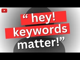 Do Keywords Matter for YouTube Shorts? YES!