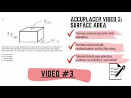 ACCUPLACER Math Prep (Day 3) super slowed down math explanations…