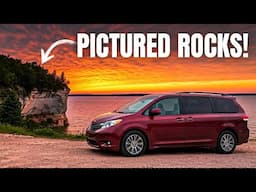 Ep 3: EPIC Minivan Camping in Beautiful Pictured Rocks!